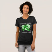 Heart Ribbon - Bewustmaking van de kroon T-shirt (Voorkant volledig)