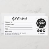 Heart Ribbon Gold Paarse Valentijnsdag Gift Card (Achterkant)