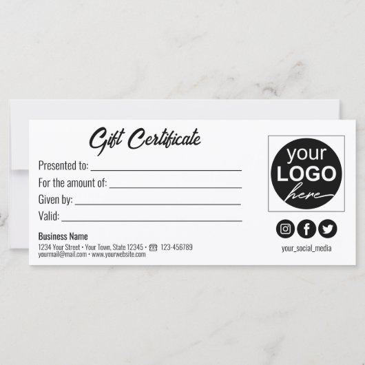 Heart Ribbon Gold Paarse Valentijnsdag Gift Card (Achterkant)