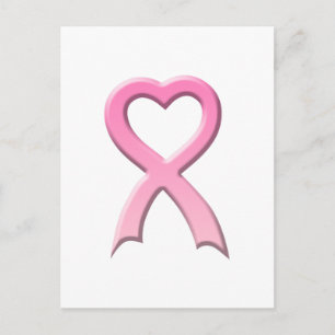 Heart Ribbon Ingegraveerd Briefkaart