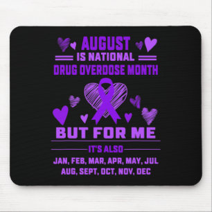 Heart Ribbon June is National Drug Overdose Awaren Muismat