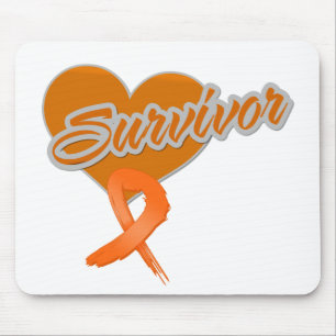 Heart Ribbon - Nierkanker Overleving Muismat