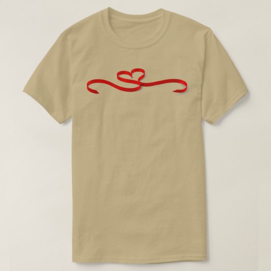 Heart Ribbon Valentijnsdag 2022 2 T-shirt (Design voorkant)
