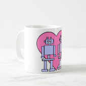 Heart Robots Koffiemok (Voorkant links)