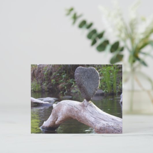 Heart Rock Briefkaart (Staand voorkant)