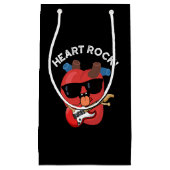 Heart Rock Grappige Muziek Pun Dark BG Klein Cadeauzakje (Voorkant)