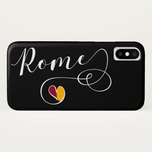 Heart Rome Mobile Phone Case, Italië Case-Mate iPhone Case (Achterkant (horizontaal))