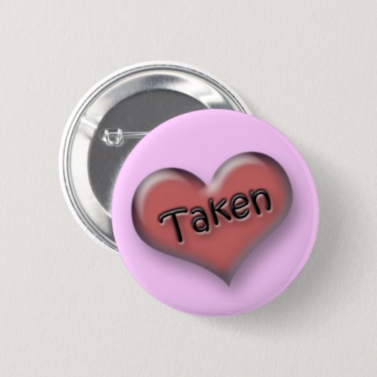 Heart Ronde Button 5,7 Cm (Voorkant /achterkant)