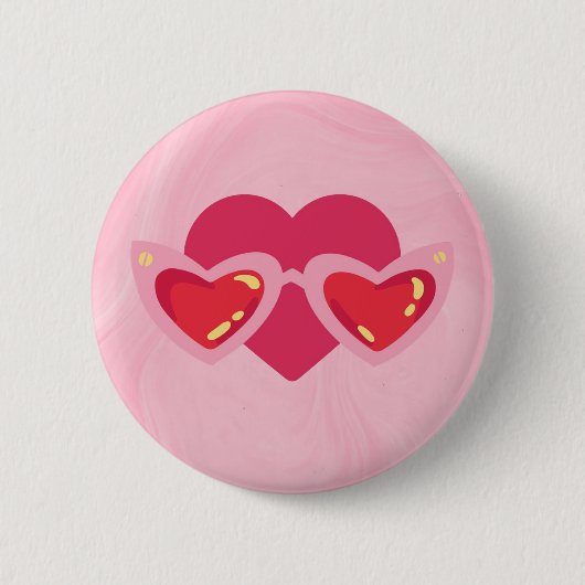 Heart Ronde Button 5,7 Cm (Voorkant)