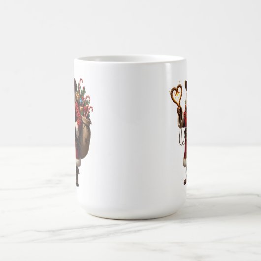 Heart Rope Cowboy Santa Koffiemok (Center)