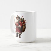 Heart Rope Cowboy Santa Koffiemok (Voorkant links)