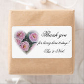 HEART rosas bedankt voor je gunst Etiket (Insitu)