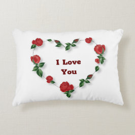 Heart Rozen Valentijn Accent Pillow Accent Kussen
