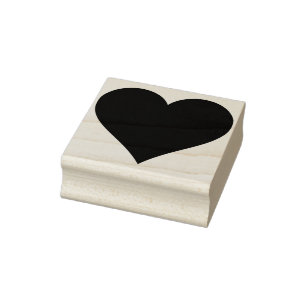 Heart Rubber Stamp Rubberstempel