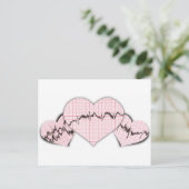 Heart samen briefkaart (Staand voorkant)