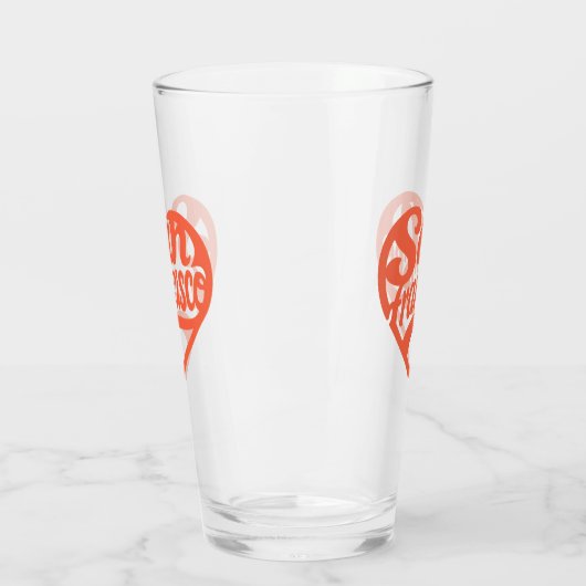 Heart San Francisco Glas (Links)