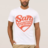 Heart San Francisco T-shirt (Voorkant)
