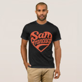 Heart San Francisco T-shirt (Voorkant volledig)