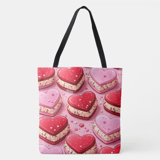 Heart Sandwich Tote Bag (Voorkant)