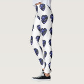 Heart Sapphire Blue Leggings (Links)