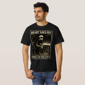 Heart Says Pit Knees Say Balcony Classic T-Shirt (Voorkant volledig)