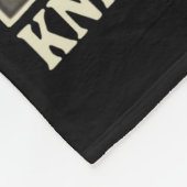 Heart Says T Knees Say Balcony  Fleece Deken (Hoek)