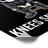 Heart Says T Knees Say Balcony Funny Concert  Poster (Hoek)