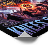 Heart Says T Knees Say Balcony Funny Old Skeleton  Poster (Hoek)