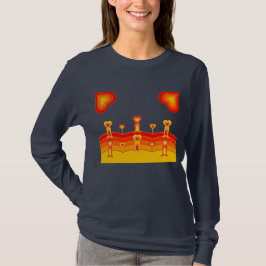 Heart-Scape T-shirt met lange mouwen
