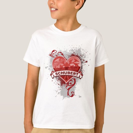 Heart Schubert T-shirt (Voorkant)
