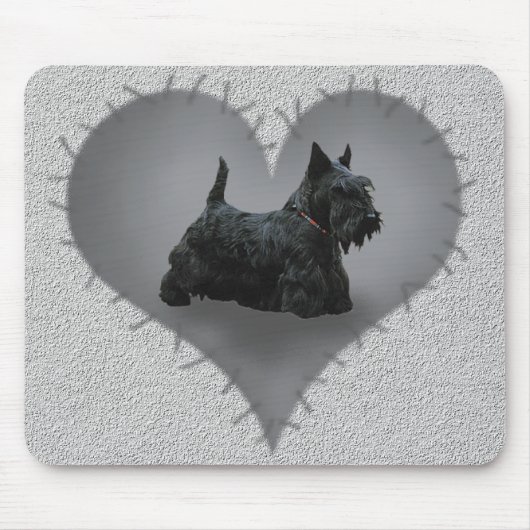 Heart Scottie Muismat (Voorkant)