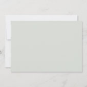 Heart Script Greenery Eucalyptus Vrijgezellenfeest Kaart (Achterkant)