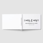 Heart Script Mrs. & Mrs. Lesbian Wedding Gastenboek (Volledig)