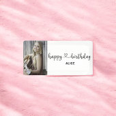 Heart Script Photo Happy Birthday-banner Spandoek