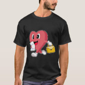 Heart Secretary Briefcase T-shirt (Voorkant)