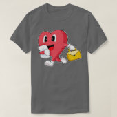Heart Secretary Briefcase T-shirt (Design voorkant)