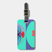 Heart Selfie Bagagelabel (Voorkant verticaal)