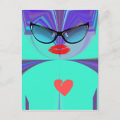 Heart Selfie Briefkaart (Voorkant)