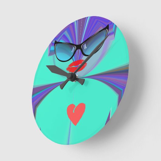 Heart Selfie Ronde Klok (Hoek)