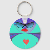 Heart Selfie Sleutelhanger (Voorkant)