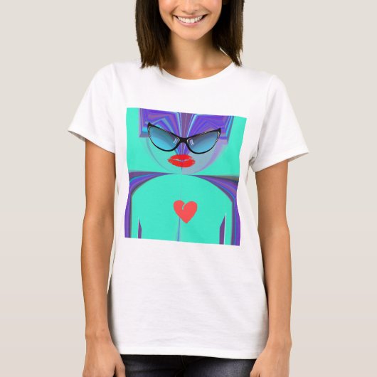 Heart Selfie T-shirt (Voorkant)