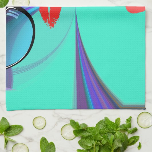 Heart Selfie Theedoek (Gevouwen)