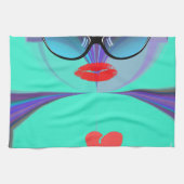 Heart Selfie Theedoek (Horizontaal)