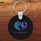 Heart Semicolon Suicide Prevention Awareness Week Sleutelhanger (Voorkant)
