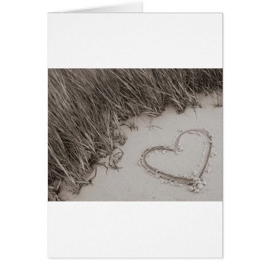 Heart Sepia Afbeelding (Voorkant)