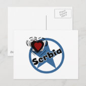 Heart Servië Briefkaart (Voorkant / Achterkant)