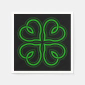 Heart Shamrock Napkins Servet (Voorkant)
