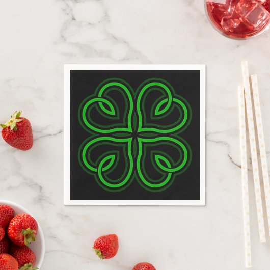 Heart Shamrock Servet (Insitu)