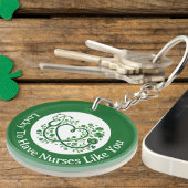 Heart Shamrock Stethocope Lucky to Have Nurses Sleutelhanger