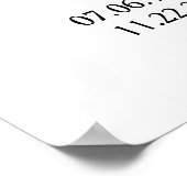 Heart Shape 36 Foto Collage Memorial Funeral Poster (Hoek)